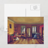 Carte Postale Intérieur d'un grenier (Devant / Derrière)