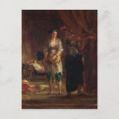 Carte Postale Intérieur d'un Harem à Oran, vers 1847 (Devant)