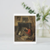 Carte Postale Intérieur d'un Studio, 1845 (huile sur toile) (Debout devant)