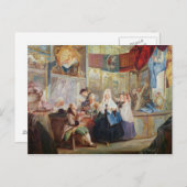 Carte Postale Intérieur d'une boutique (Devant / Derrière)