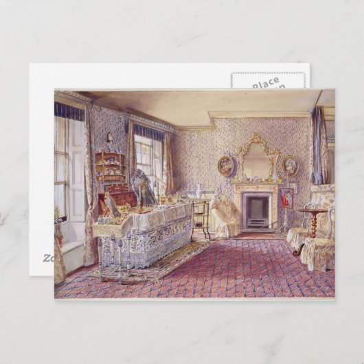 Carte Postale Intérieur d'une chambre (Devant / Derrière)