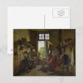 Carte Postale Intérieur d'une cuisine, 1815 (Devant / Derrière)