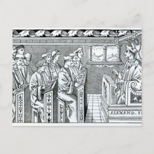 Carte Postale Intérieur d'une école
