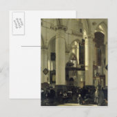 Carte Postale Intérieur d'une église (Devant / Derrière)