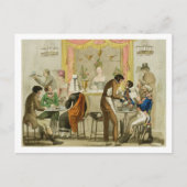 Carte Postale Intérieur d'une maison de café, pub pour William P (Devant)