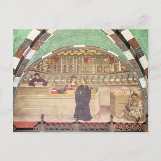 Carte Postale Intérieur d'une pharmacie (Devant)