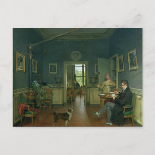 Carte Postale Intérieur d'une salle à manger, 1816