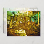 Carte Postale Intérieur Éclairé Du Parc National Des Cavernes Ca (Devant / Derrière)