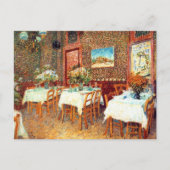 Carte Postale Intérieur Restaurant Vincent van Gogh (Devant)