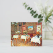 Carte Postale Intérieur Restaurant Vincent van Gogh (Debout devant)