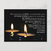 Carte postale intérieure de flamme (Devant)