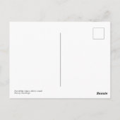 Carte postale intérieure du pont Peace (Dos)