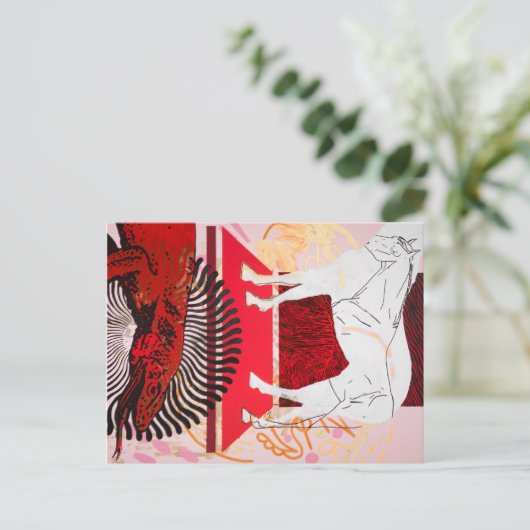 Carte Postale intérimaire (Debout devant)