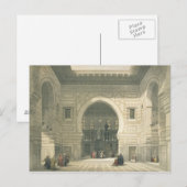 Carte Postale Interior of the Mosque of Sultan Hasan, Cairo, fro (Devant / Derrière)