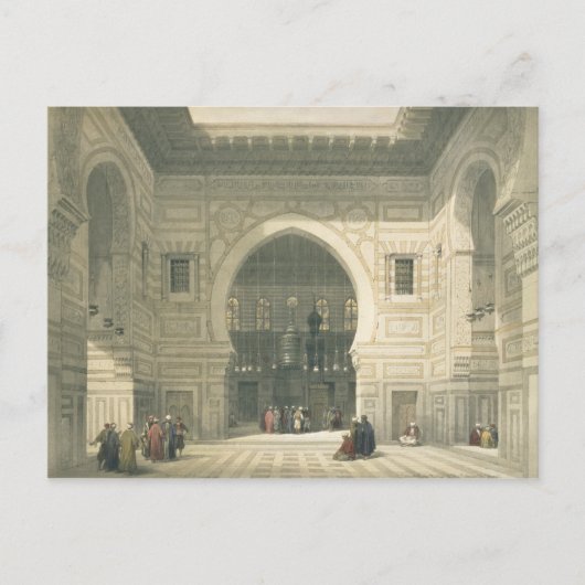 Carte Postale Interior of the Mosque of Sultan Hasan, Cairo, fro (Devant)