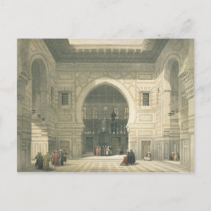 Carte Postale Interior of the Mosque of Sultan Hasan, Cairo, fro