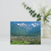 Carte Postale Interlaken et la gamme Jungfrau (Debout devant)