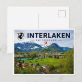 Carte Postale Interlaken - Suisse (Devant / Derrière)