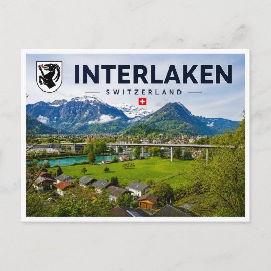 Carte Postale Interlaken - Suisse (Devant)