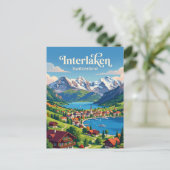 Carte Postale Interlaken Suisse (Debout devant)