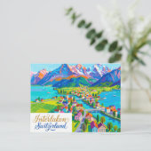 Carte Postale Interlaken Suisse (Debout devant)