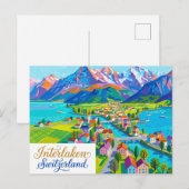 Carte Postale Interlaken Suisse (Devant / Derrière)