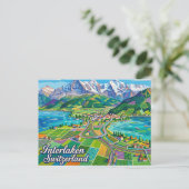 Carte Postale Interlaken Suisse (Debout devant)