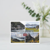 Carte Postale Interlaken - Suisse - Mosaic - (Debout devant)