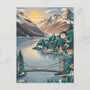 Carte Postale Interlaken Suisse Travel