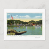 Carte Postale Interlaken vue du parc sur les déversoirs (Devant)