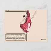 Carte Postale Internation Day of Dance - Dance Moderne Art (Dos)