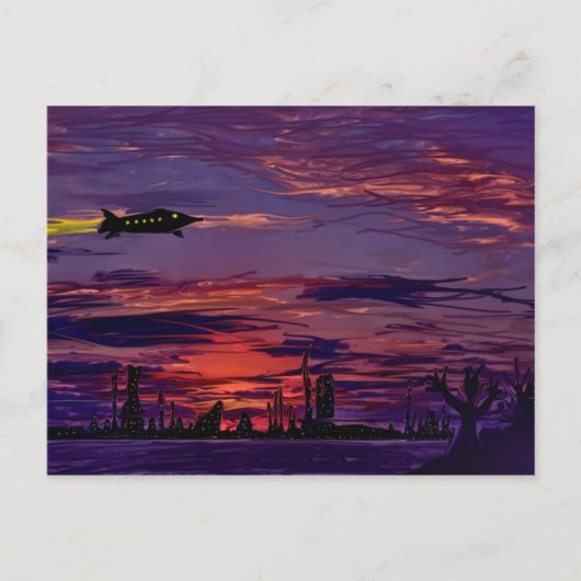 Carte postale Interplanétaire Commute (Devant)