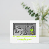 Carte Postale Interprétation De Copenhague De La Mécanique Quant (Debout devant)