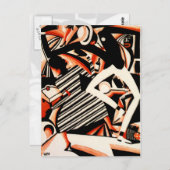 Carte Postale Interprétation de Harlem Jazz (Devant / Derrière)