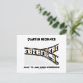 Carte Postale Interprétation de Quantum Mechanics Many Worlds (Debout devant)