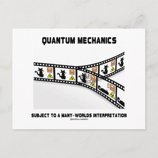 Carte Postale Interprétation de Quantum Mechanics Many Worlds (Devant)