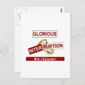 Carte Postale Interruption Glorieuse : Un Début Doré (Devant / Derrière)