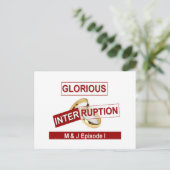 Carte Postale Interruption Glorieuse : Un début en or (Debout devant)