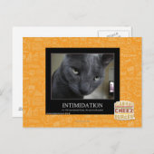 Carte Postale Intimidation (Devant / Derrière)