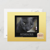 Carte Postale Intimidation (Devant / Derrière)