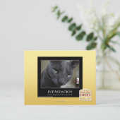 Carte Postale Intimidation (Debout devant)