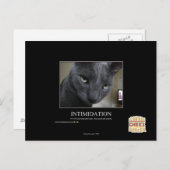 Carte Postale Intimidation (Devant / Derrière)