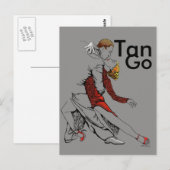 Carte Postale Intimité du tango (Devant / Derrière)