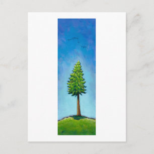 Carte Postale Intitulé :  Être un arbre - Respirer dans la lumiè