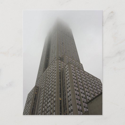 Carte Postale Into the Clouds - Empire State Building - New York (Devant)