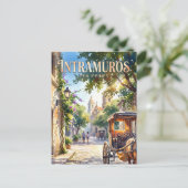 Carte Postale Intramuros, Manille Philippines (Debout devant)