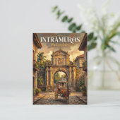 Carte Postale Intramuros Philippines (Debout devant)
