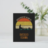 Carte Postale Introverted Mais Prêt À Discuter De La Pêche (Debout devant)