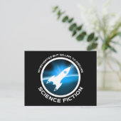Carte Postale Introverted Mais Prêt À Discuter De Science-Fictio (Debout devant)
