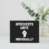 Carte Postale Introverties Unite (Debout devant)